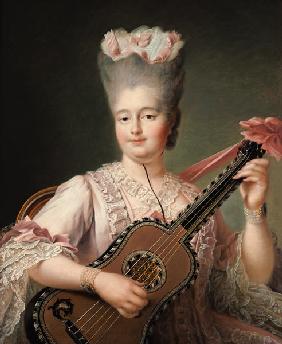 Porträt von Marie-Clothilde von Frankreich (1759-1802), auch bekannt als Madame Clothilde, Königin v 1775