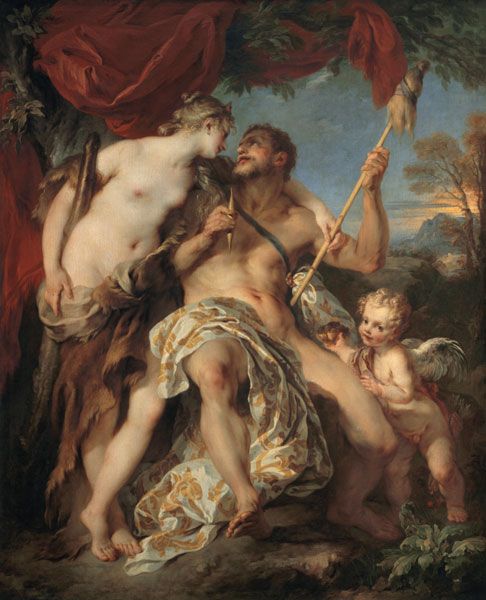 Hercules and Omphale von François Lemoyne