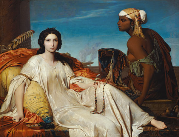 Odaliske, 1844 (oil on canvas) von Francois Leon Benouville