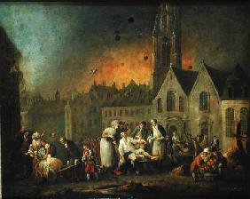 The Grand Place in Lille During the Siege of 1792 1794
