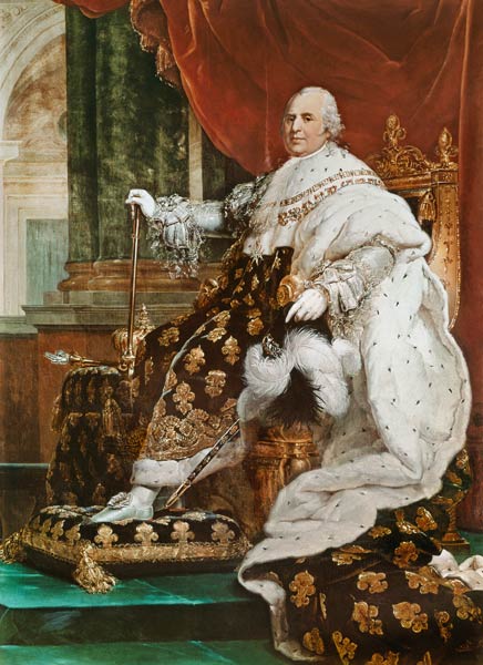 Louis XVIII (1755-1824) von François Pascal Simon Gérard