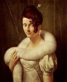 Die Frau mit der Haarnadel von François Pascal Simon Gérard