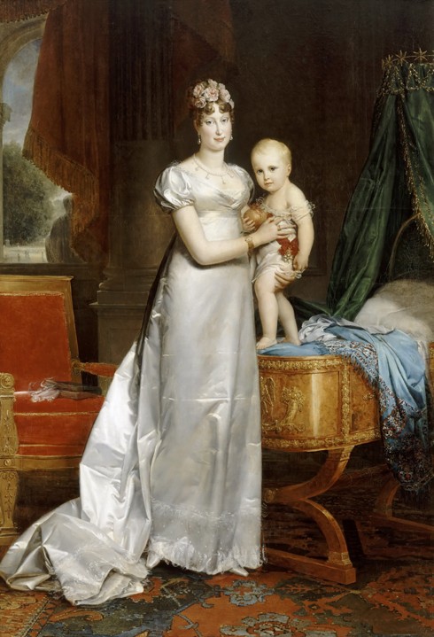 Kaiserin Marie-Louise mit dem König von Rom von François Pascal Simon Gérard