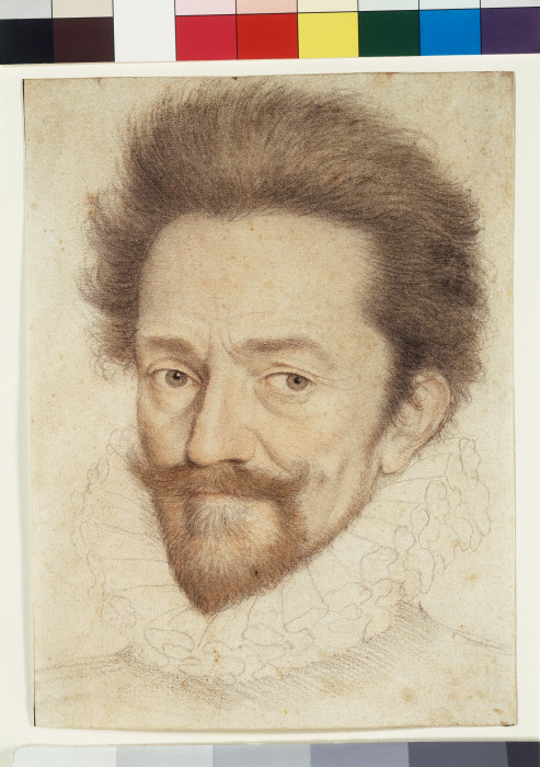Bildnis eines bärtigen Mannes mit Halskrause von Francois Quesnel