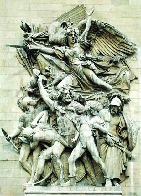 La Marseillaise, detail from the eastern face of the Arc de Triomphe von Francois Rude