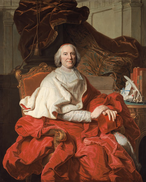 Andre Hercule de Fleury (1653-1743) von Francois Stiemart