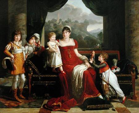 The Duchess of Feltre and her Children von Francois Xavier Fabre