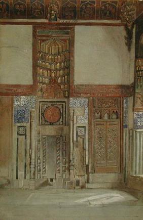 The House of Moufti Sheikh el Mahadi, Cairo 1873  on