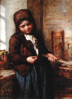 A Boulogne Fish Girl 1866
