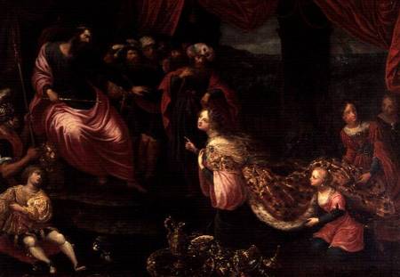 King Solomon and the Queen of Sheba von Frans Francken d. J.