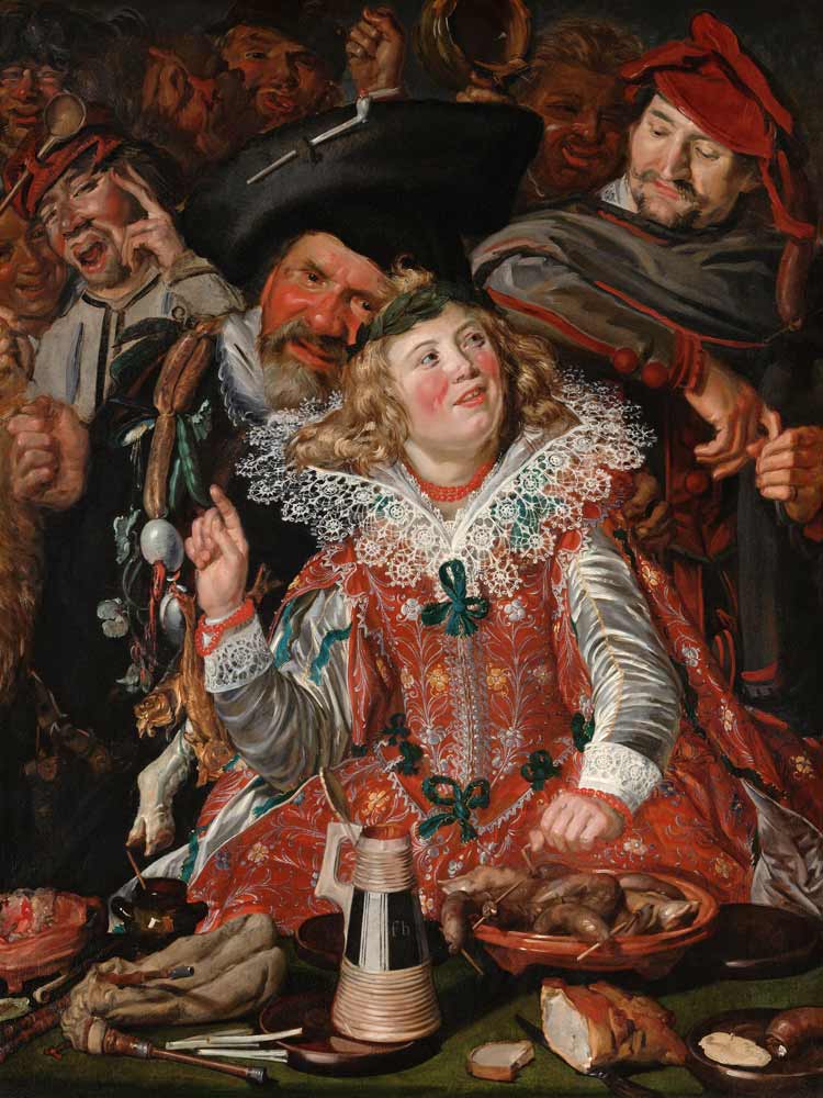 Shrovetide Revellers (The Merry Company) von Frans Hals