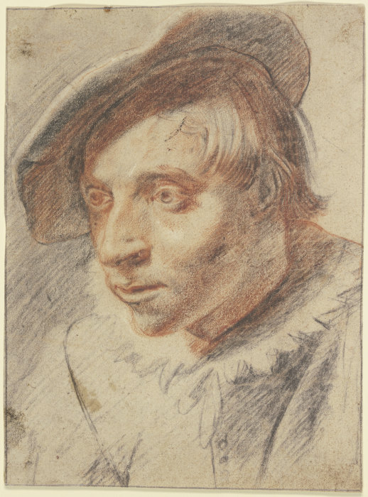 Brustbild eines Bauern mit Kappe von Frans Hals