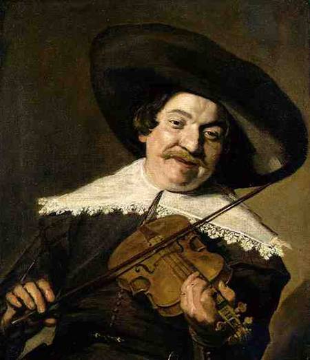 Daniel van Aken Playing the Violin von Frans Hals