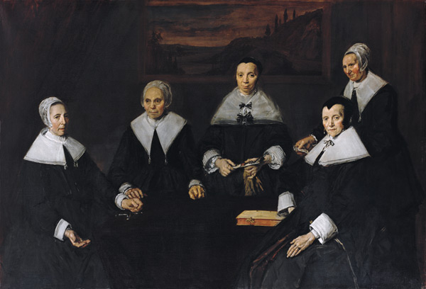 The Regentesses of the Old Men's Almhouse, Haarlem von Frans Hals