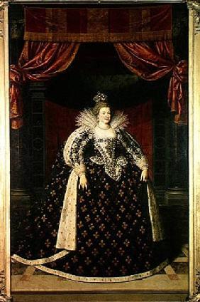 Marie de Medici (1573-1642) in Coronation Robes c.1610
