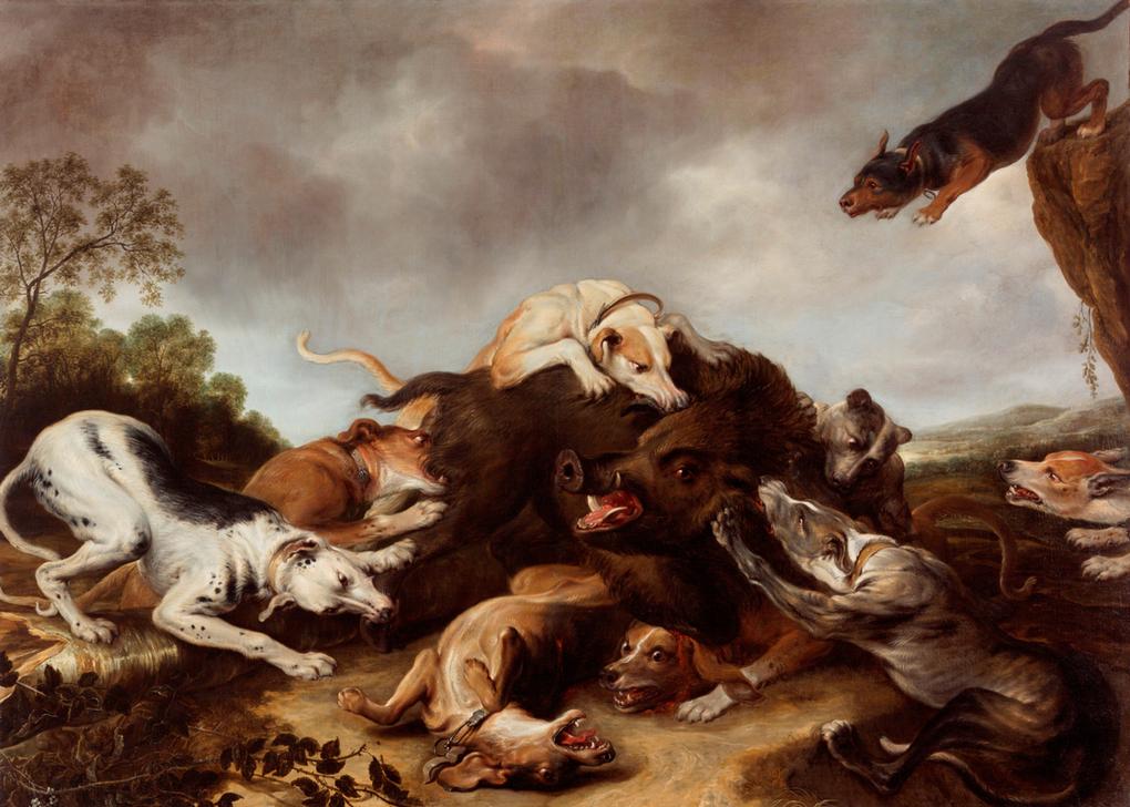 Die Wildschweinjagd von Frans Snyders
