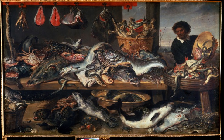 Fischstand von Frans Snyders