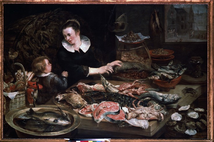 Fischstand von Frans Snyders