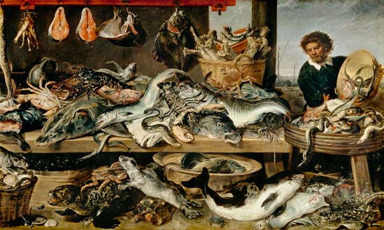 The Fish Market von Frans Snyders