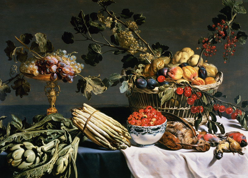 Still Life of Fruit in a Wicker Basket von Frans Snyders