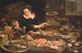 Die Fischverkäuferin  1616/1618