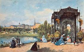 Wien, Im Stadtpark 1866