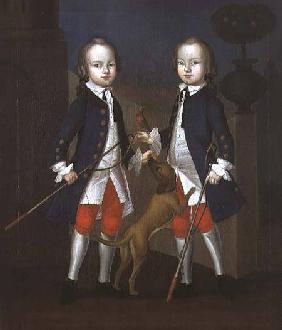 The Gosnall Twins: Master Thomas and Master John Gosnall of Bentley c.1745
