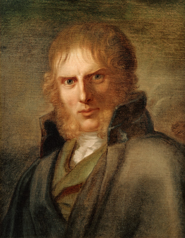 The Painter Caspar David Friedrich (1774-1840) von Franz Gerhard von Kugelgen