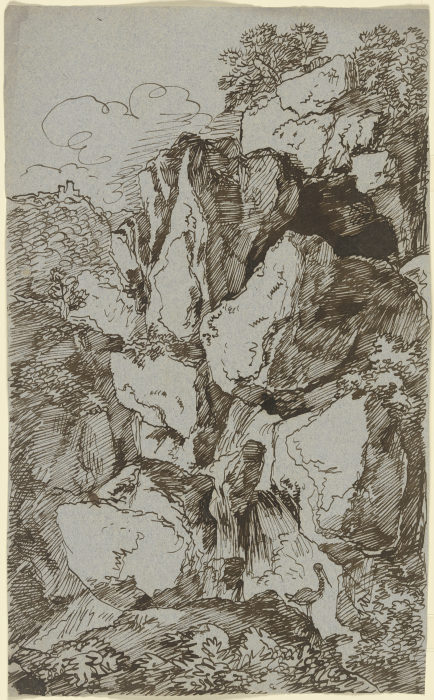 Felswand von Franz Innocenz Josef Kobell
