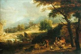 Shepherds in a Landscape