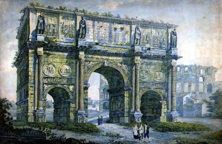 Triumphal Arch of Constantine, Rome  on von Franz Kaisermaan