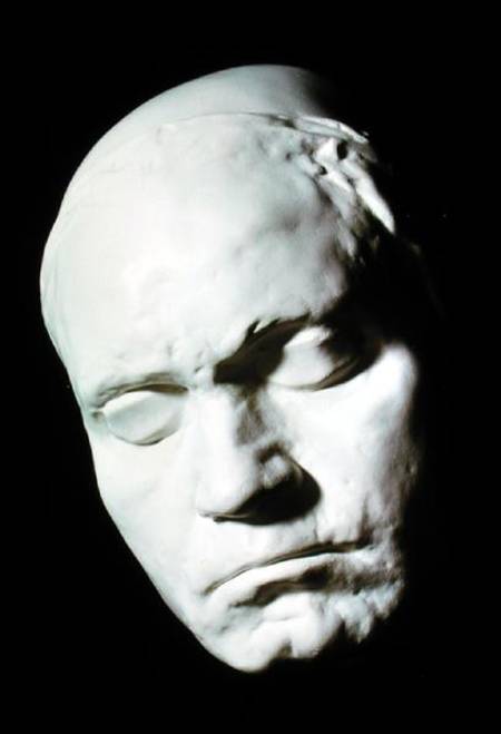 Mask of Beethoven (1770-1827), taken from life at the age of 42 von Franz Klein