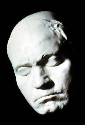 Mask of Beethoven (1770-1827), taken from life at the age of 42 1812