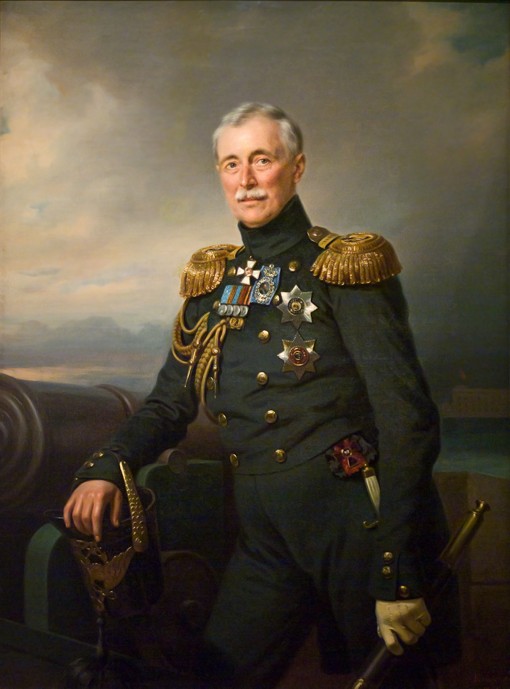 Fürst Alexander Sergejewitsch Menschikow (1787-1869) von Franz Krüger