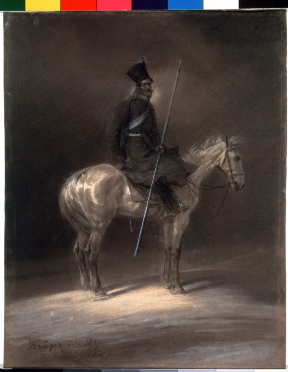 Kosak zu Pferde von Franz Krüger