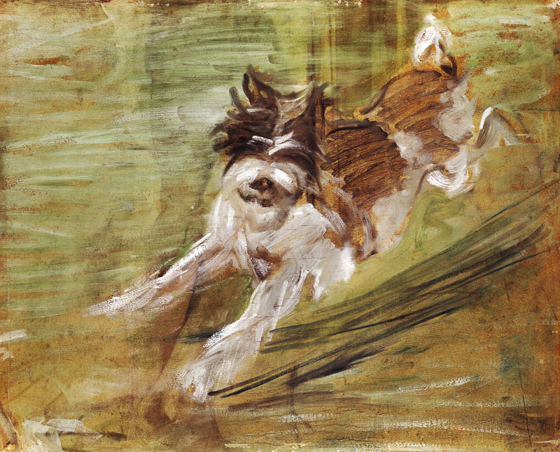 Springender Hund von Franz Marc