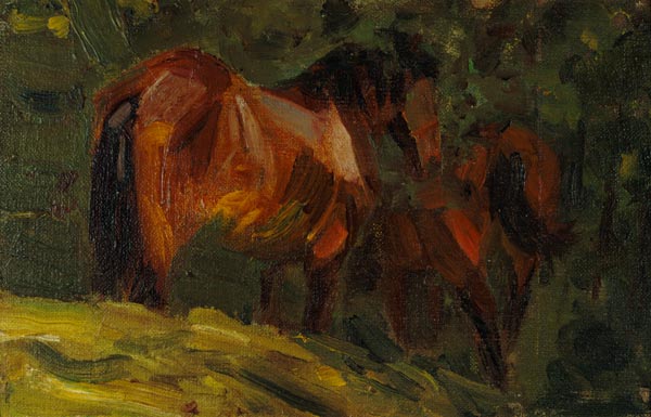 Kleine Pferdestudie I. von Franz Marc
