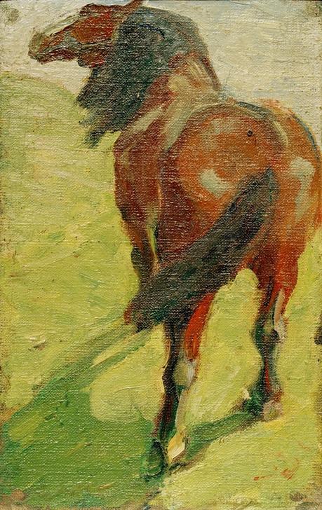 Studie eines Pferdes von Franz Marc