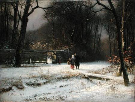 Winter Landscape von Franz Rohde
