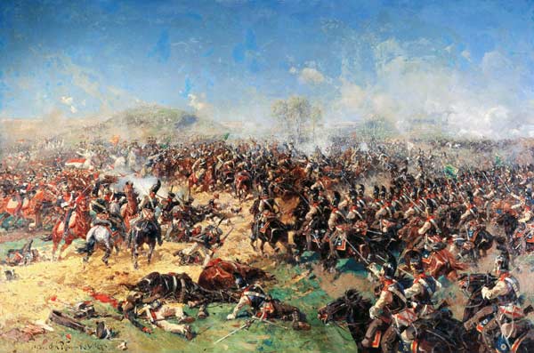 Battle of Borodino on 26th August 1812 von Franz Roubaud