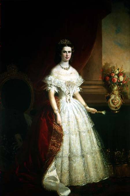 Empress Elizabeth of Bavaria (1837-98) von Franz Russ