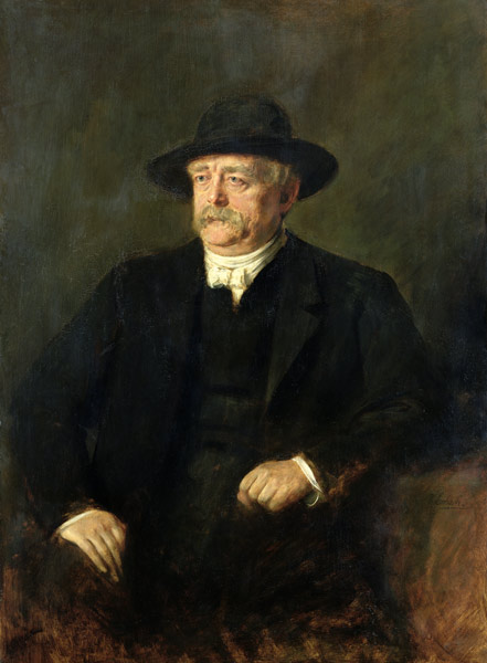 Chancellor Otto von Bismarck (1815-98) von Franz von Lenbach