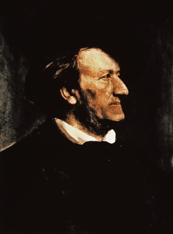 Portrait of Richard Wagner (1813-83) von Franz von Lenbach