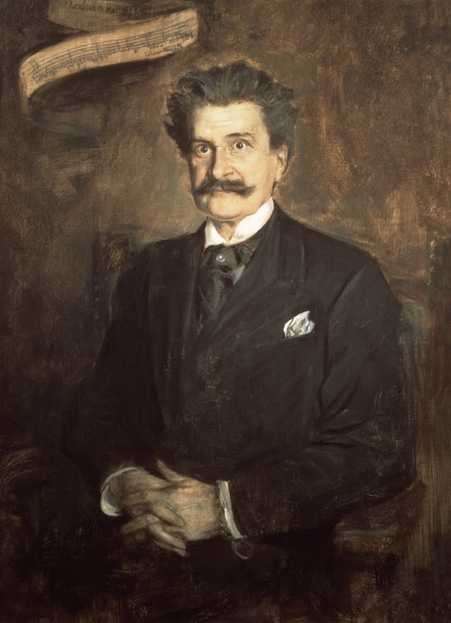 Johann Strauss the Younger von Franz von Lenbach