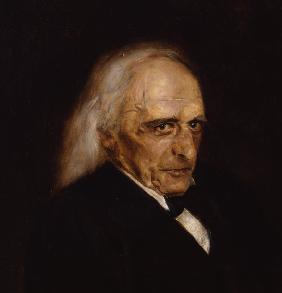 Porträt von Theodor Mommsen (1817-1903) Detail 1897