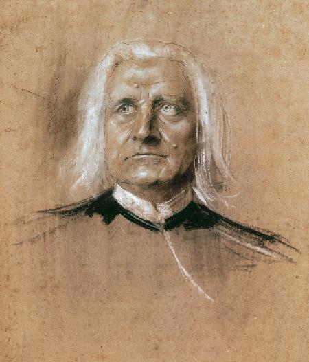 Porträt von Franz Liszt (1811-1886)