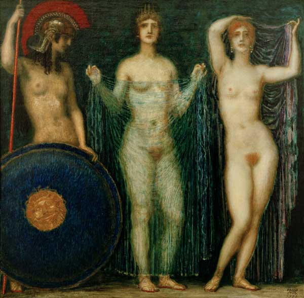 von Stuck / Athena, Hera und Aphrodite von Franz von Stuck