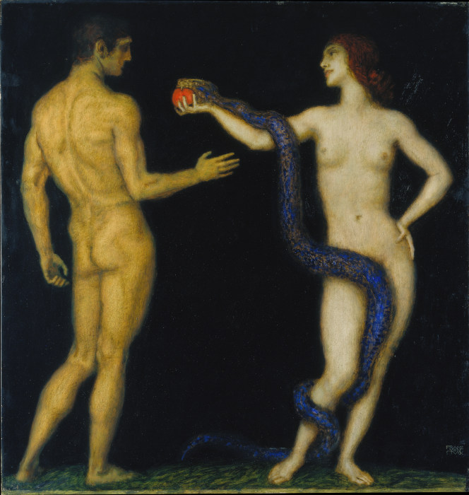 Adam und Eva von Franz von Stuck