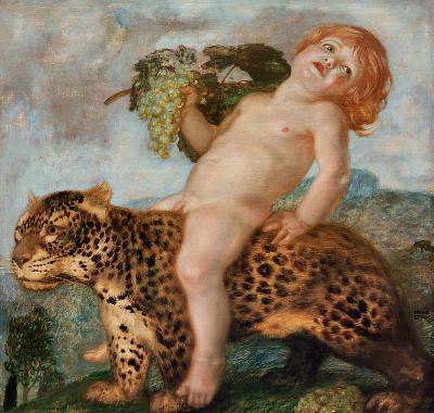 Boy Bacchus on Panther 1901