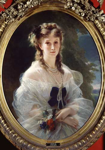 Portrait of Sophie Troubetskoy (1838-96) Countess of Morny von Franz Xaver Winterhalter